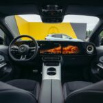 Innenraum des elektrischen Mercedes GLA 2028 – Detail 01