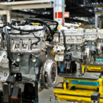 Motor und Getriebe für den Lada Niva Legend in der Produktion