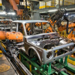Automatisierte Karosseriefertigung des Lada Niva Legend im AvtoVAZ-Werk